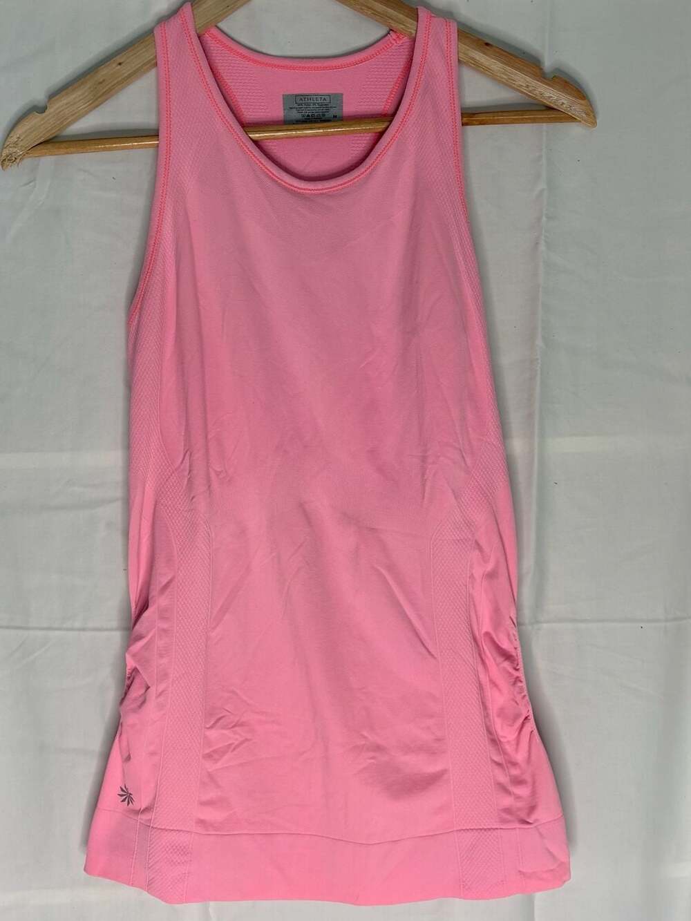 Athleta Finish Fast Racerback Tank Top Pink Size M